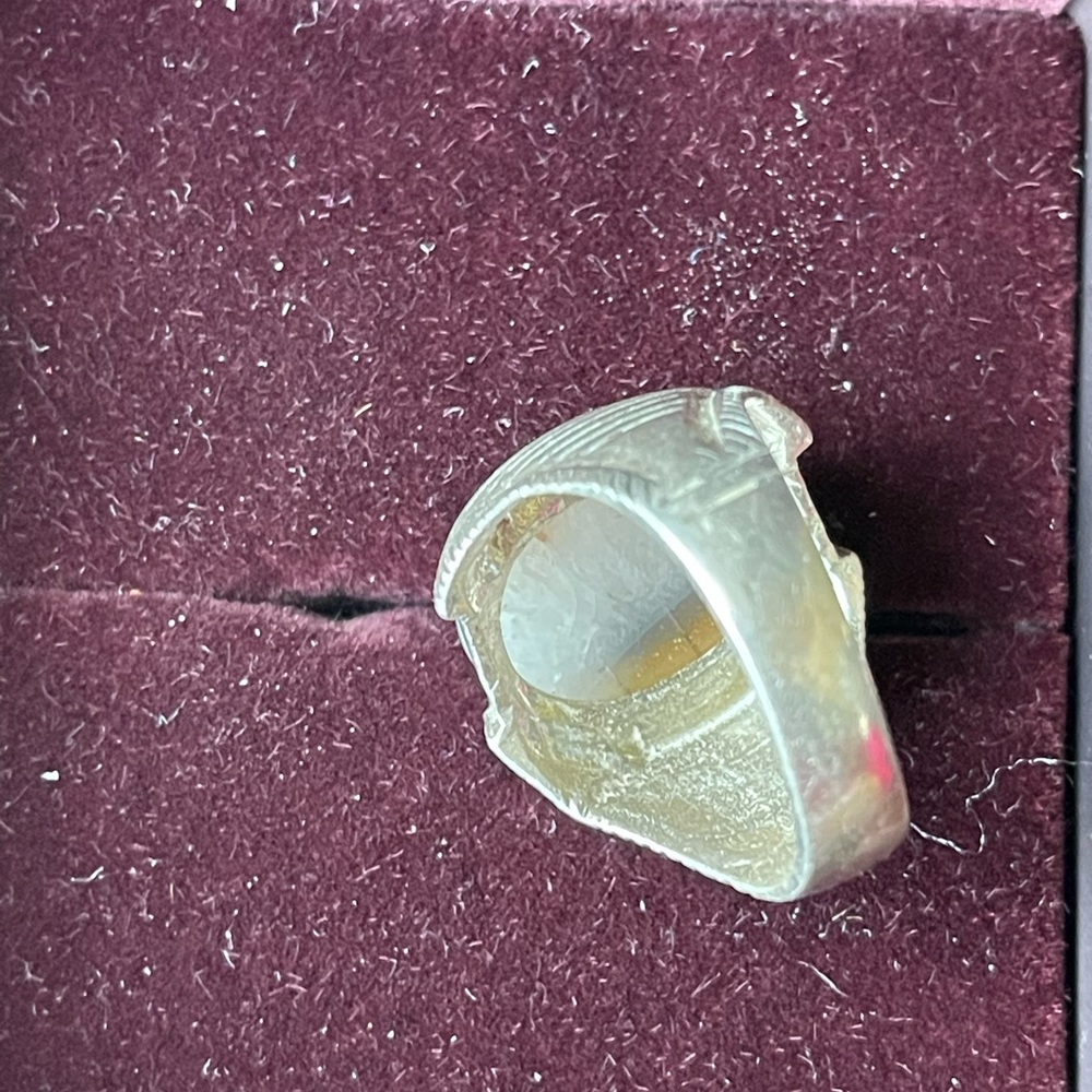 Silver Moonstone Ring - image 3